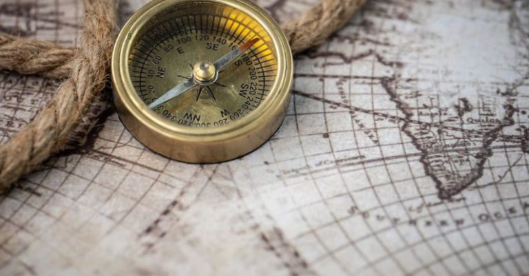 Ethical Compass - Compass on a Map