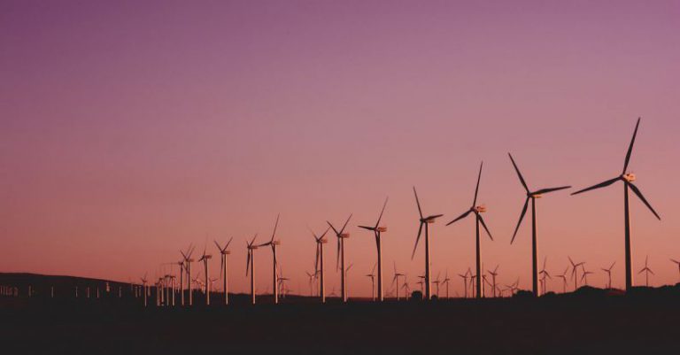 Renewable Energy - Photo of Wind Turbines Lot