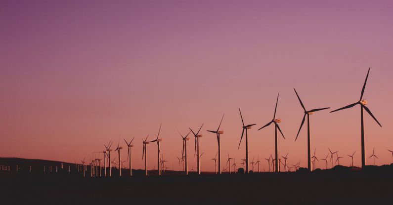 Renewable Energy - Photo of Wind Turbines Lot