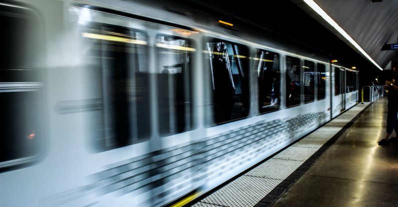 Public Transport - Timelapse Photography of White Train