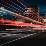 Smart City - long exposure photography of road and cars