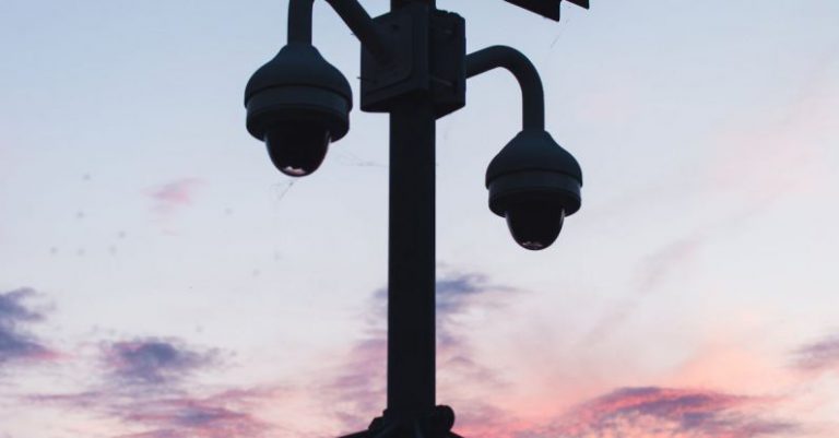 Surveillance Cameras - Silhouette Photo of CCTV