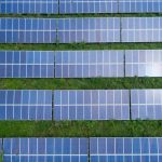 Solar Panels Skyline - Top View Photo of Solar Panels