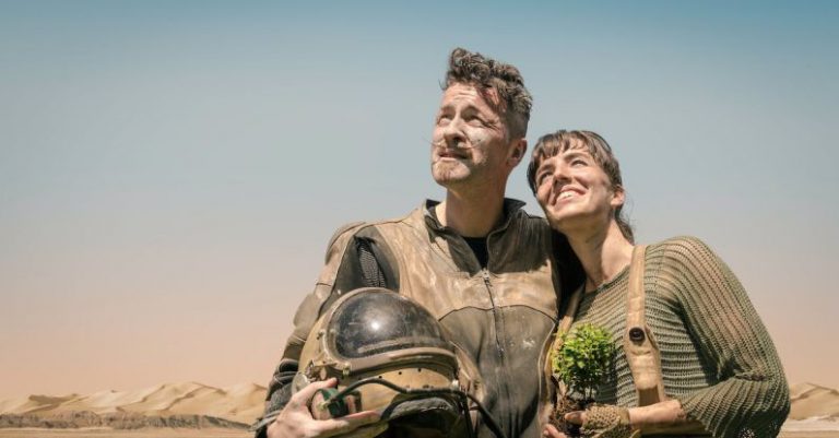 Mars Terraforming - Photo of Man and Woman Looking at the Sky