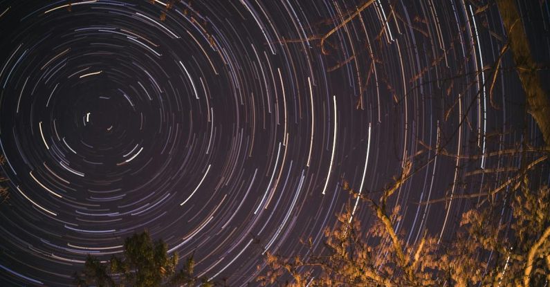 Space Elevator - Time Lapse Photography of Stars in the Sky during Night Time