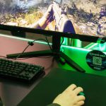 Gaming Peripherals - Gaming on Logitech Peripherals and Samsung Odyssey G40 Monitor at Computer Trade Fair