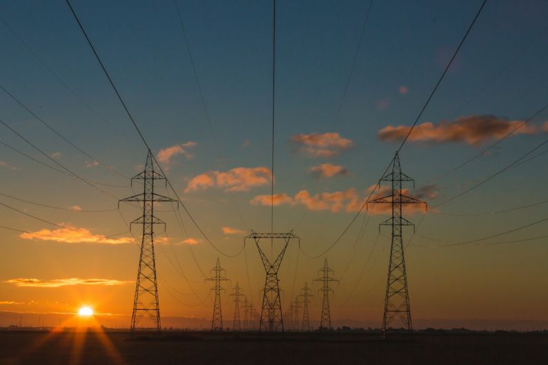 Solar Wind Energy - photo of truss towers