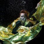 Gaming Life Balance - Underwater Photo of Woman Wearing Green and Black Dress