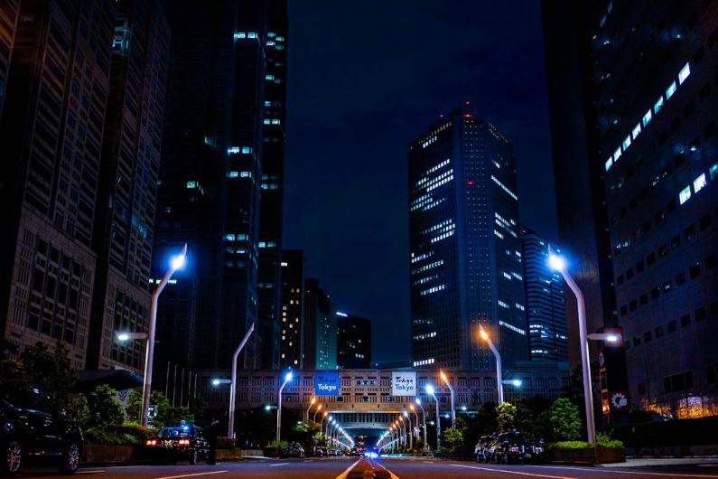 Smart City - cityscapes during nighttime